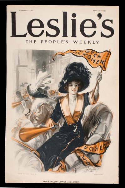 Votes for Women, Front Cover of Leslie